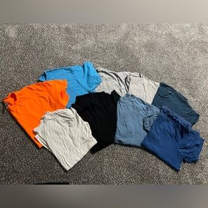 Lot of 9 L/XL plain T-shirts